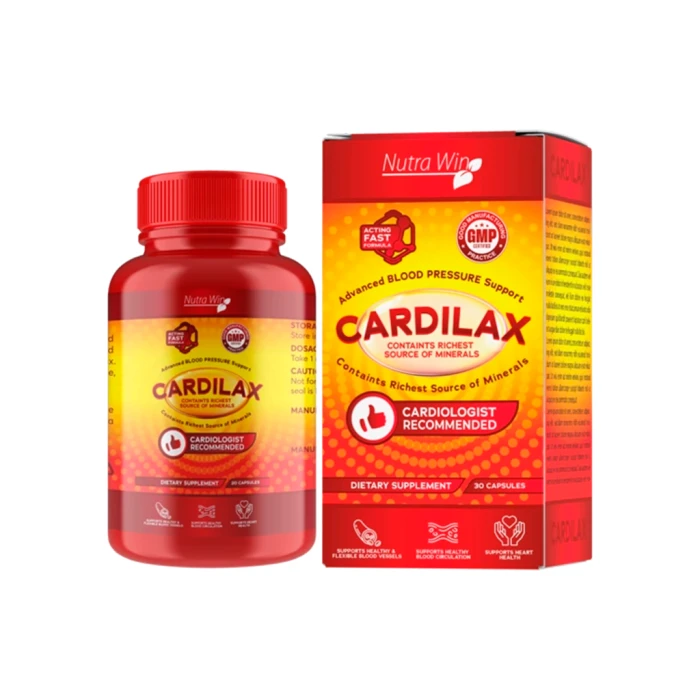 Cardilax — suplemento dietético en cápsulas para el bienestar cardiovascular, 30 cápsulas
